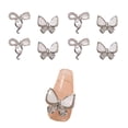 thumbnail image 1 of 8 piezas de adornos de aleación con lazo para uñas, diamantes de imitación, cristales para uñas con lazo, 1 of 5