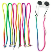 6 Pack Neck Strap Lanyard Sunglasses Glasses Braided Rainbow Neon Retainer Strap