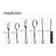 thumbnail image 2 of Juego De Cubiertos De Acero Inoxidable Malubero Malu2101 24 Pcs, 2 of 4