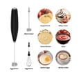 thumbnail image 3 of ZHAWK Handheld Powerful Milk Frother with Stand | Foam Maker for Lattes | Coffee Frother | Battery Operated (Not Included) | Portable Electric Whisk for Cappuccino, Matcha, Frappe, and Hot Chocolate, 3 of 9