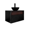 thumbnail image 3 of Gabinete de Baño Minimalista con Lavamanos Integrado, Mueble para Baño, Diseño Moderno con Puerta y Lambrín., 3 of 5