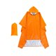 thumbnail image 5 of Poncho de lluvia impermeable y ligero, portátil, para acampar y hacer senderismo Naranja, 5 of 9