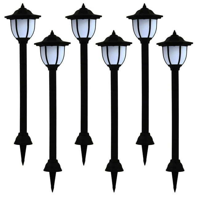 Lámparas exteriores con energía solar VidaXL, paquete de 6 luces LED para jardín