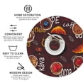 thumbnail image 4 of Bingfone Vintage A Cup Of Black Coffee On A Saucer Leather Drinks Coasters With Set Of 6,Suitable For Home Kitchen,Coffee Cup Coasters Home Gift, 4 of 9