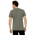 thumbnail image 4 of BELLA + CANVAS Jersey V-Neck T-Shirt for Men, Short Sleeve Cotton Tee, Military Green, Size-2XL, 4 of 4
