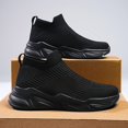 thumbnail image 6 of Men's Breathable Slip-On Sneakers - Casual Sneakers Suitable for Jogging, Round-Toe Lightweight with Cushioned MD Sole & Insole, Spring Summer Fall Casual Attire, Minimalist Sportswear (No Laces), 6 of 7