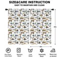 thumbnail image 2 of Blackout Kids Curtains,Cartoon Construction Vehicles Mountains Childrens Insulated Curtains Set Of 2,Bedroom Essentials,Toddler Room Decor 52"x84", 2 of 5