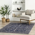 thumbnail image 6 of nuLOOM Chara Traditional Vines Machine Washable Indoor/Outdoor Area Rug, 8' x 10', Chara Navy, 6 of 6