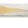 thumbnail image 3 of 2â€™ x 6â€™ Yellow Triangular Lattice Area Rug, 3 of 5