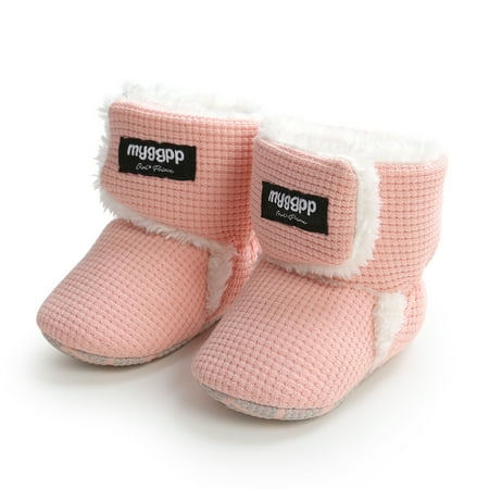 Mildsown Baby Winter Shoes  Soft Sole Non-Slip First Walking Shoes Boots