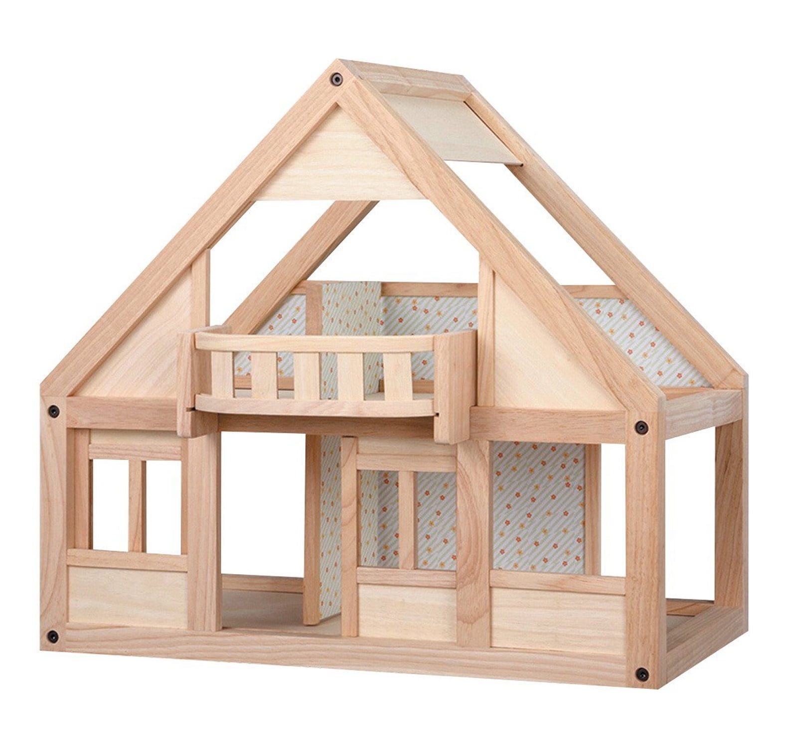 plan toys green dollhouse with furniture