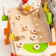 Classic Toy Children's Wood Work Bench - Great for Boys 3 Years and up.