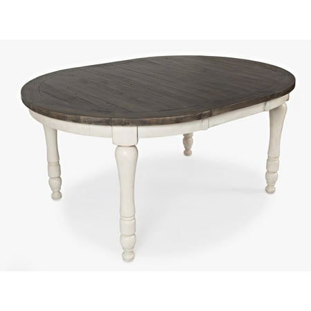 Oval Round Table - Jofran Madison County Round to Oval Dining Table