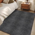 thumbnail image 4 of Hallway Runner Rugs 2.7x5 Ft, Animal Print Non Slip Area Rugs for Kitchen Bedroom Entryway, Minimalist Vintage Animal Leather Black Washable Carpet Runner Rug Floor Mats for Bedroom Home Decor, 4 of 8