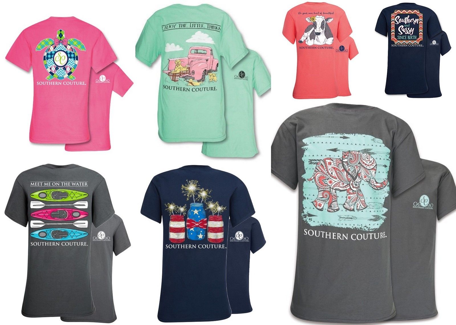 Southern Couture Southern Couture T Shirts Choose From 7 Different Southern Couture Southern Couture T Shirts Choose From 7 Different