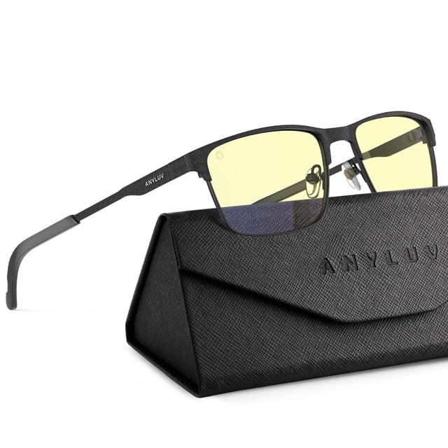 Gafas de luz azul ANYLUV, ligeras, antifatiga ocular