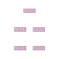 thumbnail image 1 of kurtrusly Horloge Murale avec Double Placement Grand Écran d'Affichage Coloré Numérique 8017PinkLight 5Ensemble, 1 of 6