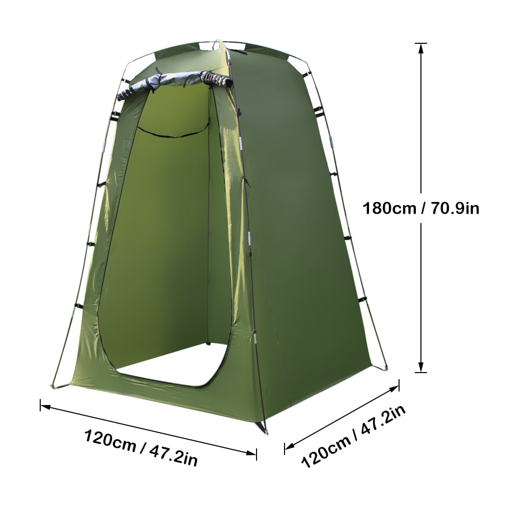 TOMSHOO Portable Outdoor Shower Bath Changing Fitting Room Tent Shelter Camping Beach Privacy Toilet,Army Green