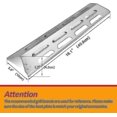 thumbnail image 2 of Bbq Compatible With Stainless Steel Heat Plate / Shield For Select Gas Grill Models By Campingaz, Alice's Garden, Charbroil, Cclife, Landmann, 2 of 3
