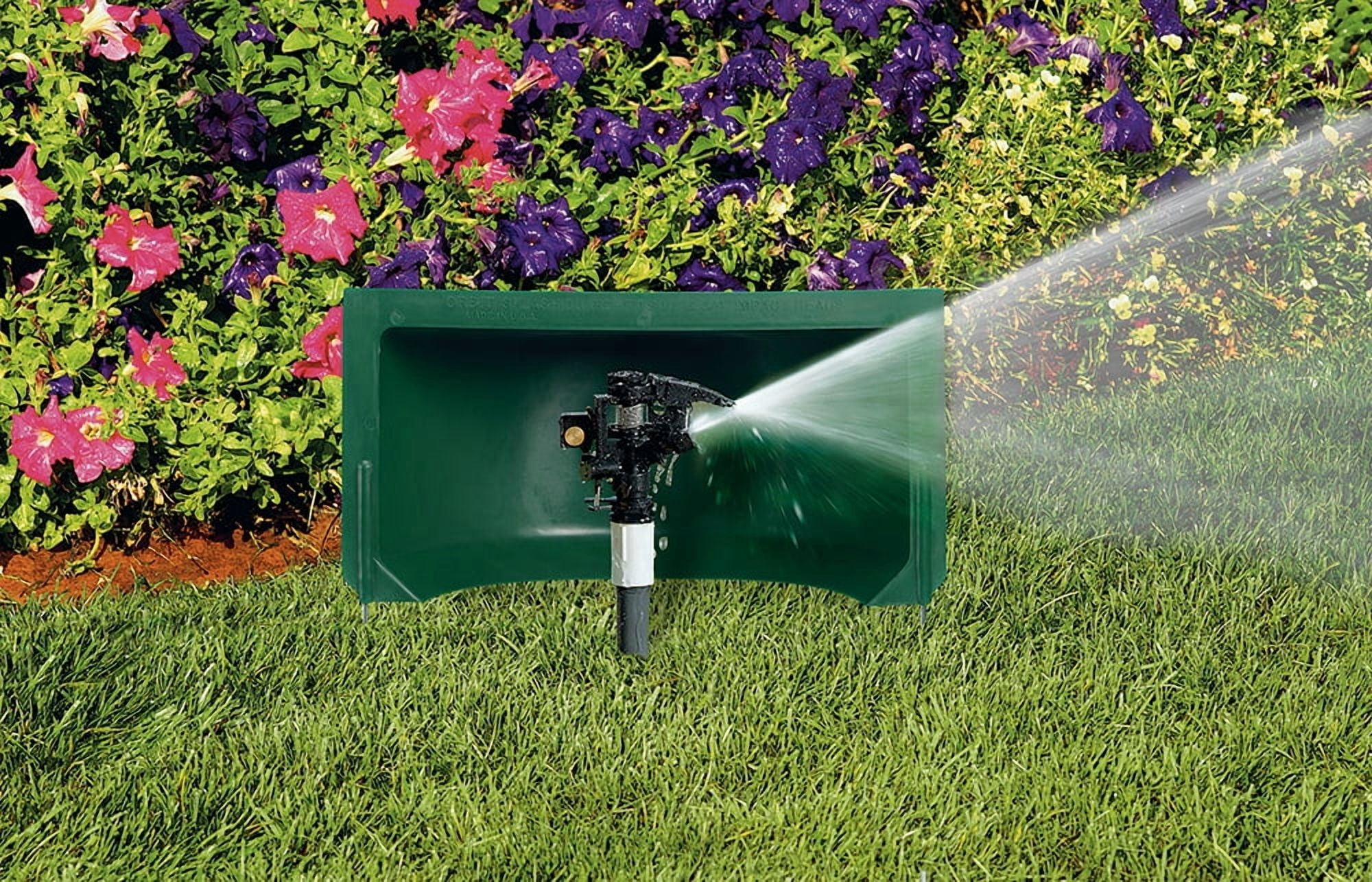 Orbit 1/2 In. to 3/4 In. Impact Splash Guard Lawn Sprinklers, Durable Plastic Construction