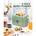 thumbnail image 3 of 2 Slice Toaster - Retro Style with LED Display, 3 of 6