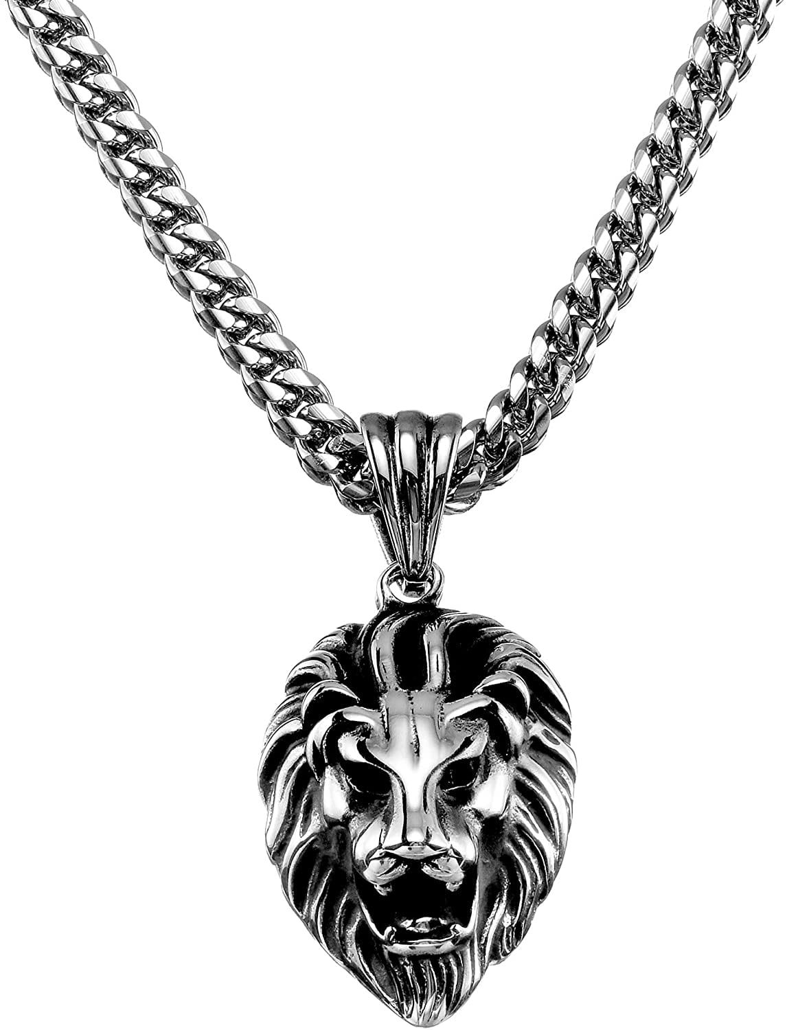 Lion Necklace 18K Gold Stainless Steel 