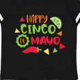 thumbnail image 4 of Inktastic Happy Cinco De Mayo with Lime and Red Pepper Boys or Girls Toddler T-Shirt, 4 of 5