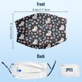 thumbnail image 3 of Cute Samoyed Dog Graphic Printed Cloth Face Masks Reusable Washable Adjustable for Child (10 PCS), 3 of 5