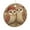 Pattern-1, variant on Christmas Ceramic Ornament Two Cute Happy Owls with Red Hat Double-Sided Printed 3" Ceramic Christmas Ornament Winter Owl Christmas Wildlife Xmas Tree Decorations Flat Circle Ceramic Ornament