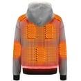thumbnail image 4 of UPPADA Heated Jackets for Men and Women Plus Size Outdoor Heated Jacket Adjustable Temp 13 Heating Zones Usb Heated Coats Winter Hooded Jacket for Hiking Warming Jacket Coats of Days, 4 of 7