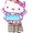 Hello Kitty, variant on Hello Kitty Sanrio Kids Cloud Pal Pillow, 23 inches