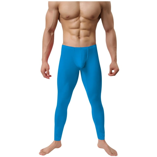 Penkiiy Pantalones de compresión Hombres Entrenamiento atlético Correr Mallas deportivas Leggings Base Layer Bottoms para Yoga Basketball