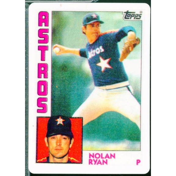 Nolan Ryan Porcelain Card Collection #14 1984 Topps #470