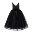 thumbnail image 2 of Ekidsbridal Girl Birthday Flower Girl Dress - V-Neck Tulle with Sequins 218-A (Size: 2-12), 2 of 3
