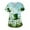 0-light blue, variant on Scrub Tops Women Print Irish Shamrock Printed V Neck Breathable T-Shirts Short Sleeve Professionals Soft Stretch St. Patrick's Day Scrub Tops with Pockets (Mint green)