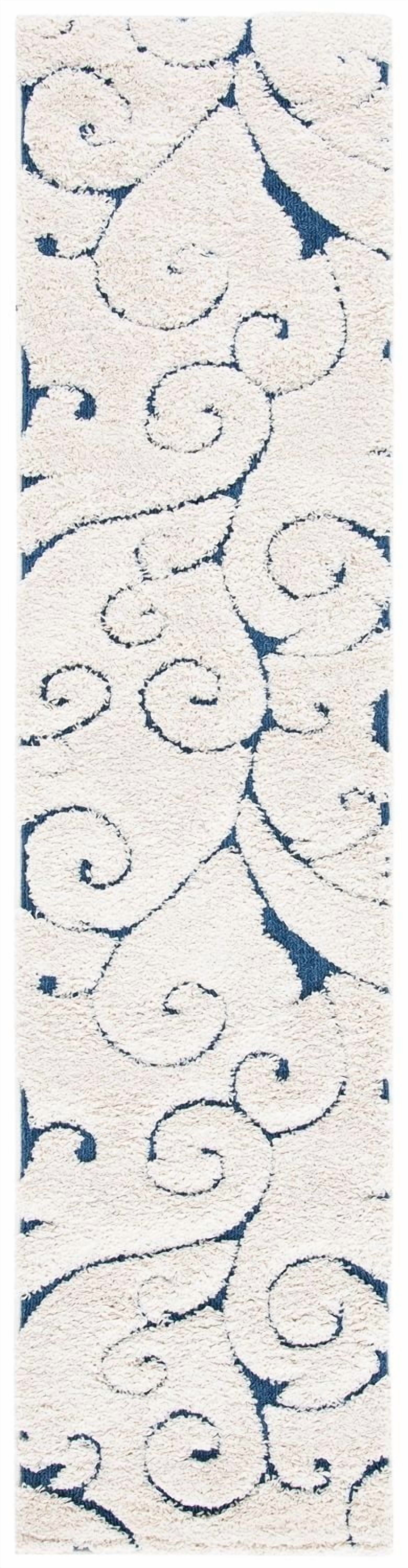 SAFAVIEH Florida Douglas Floral Vines Shag Area Rug