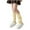 Beige, variant on KyCheLot Leg Warmers for Girls Classic Solid Color Slouchy Stretchy Knit Long Socks for Party Sports 5-16 Years