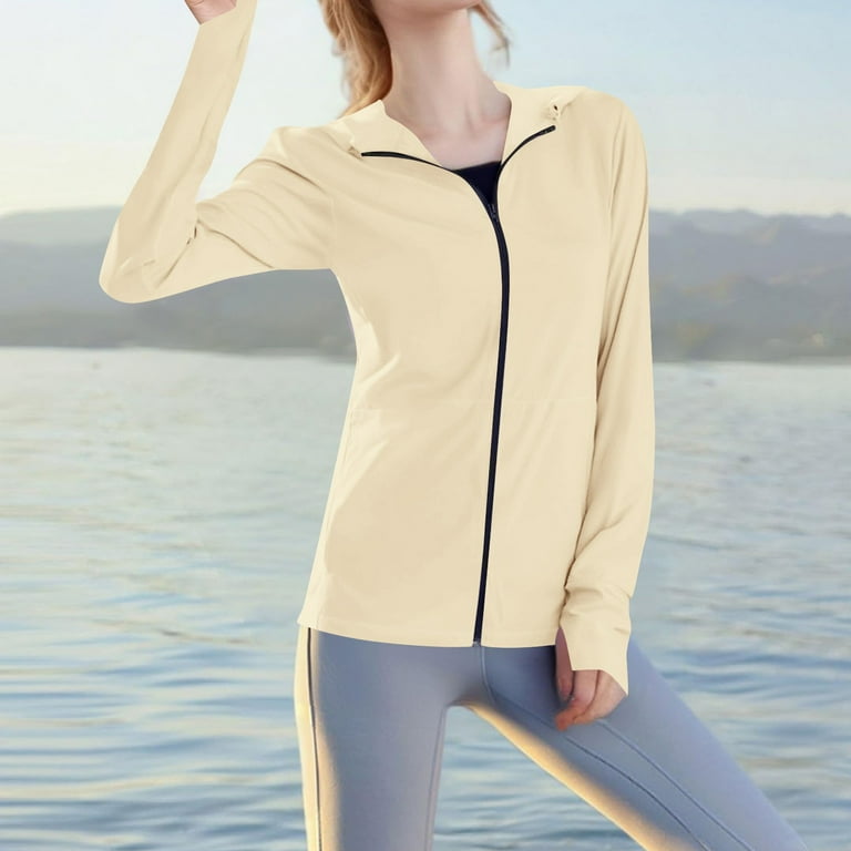 Sweat à Capuche Avec Protection Solaire UPF 50+ Pour Femme - Léger Et