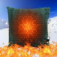 thumbnail image 1 of JWshufel USB Electric Heating Pillow Cover with 5 Adjustable Temperature Settings Includes Timer Function for Office or Home Use Cozy Warmth Soft Material USB Connectivity Easy Maintenance, 1 of 5