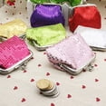 thumbnail image 4 of AMERTEER Mode Femmes Paillettes Boucle Mini Porte-Monnaie Pochette Portefeuille Pratique Sac, 4 of 8