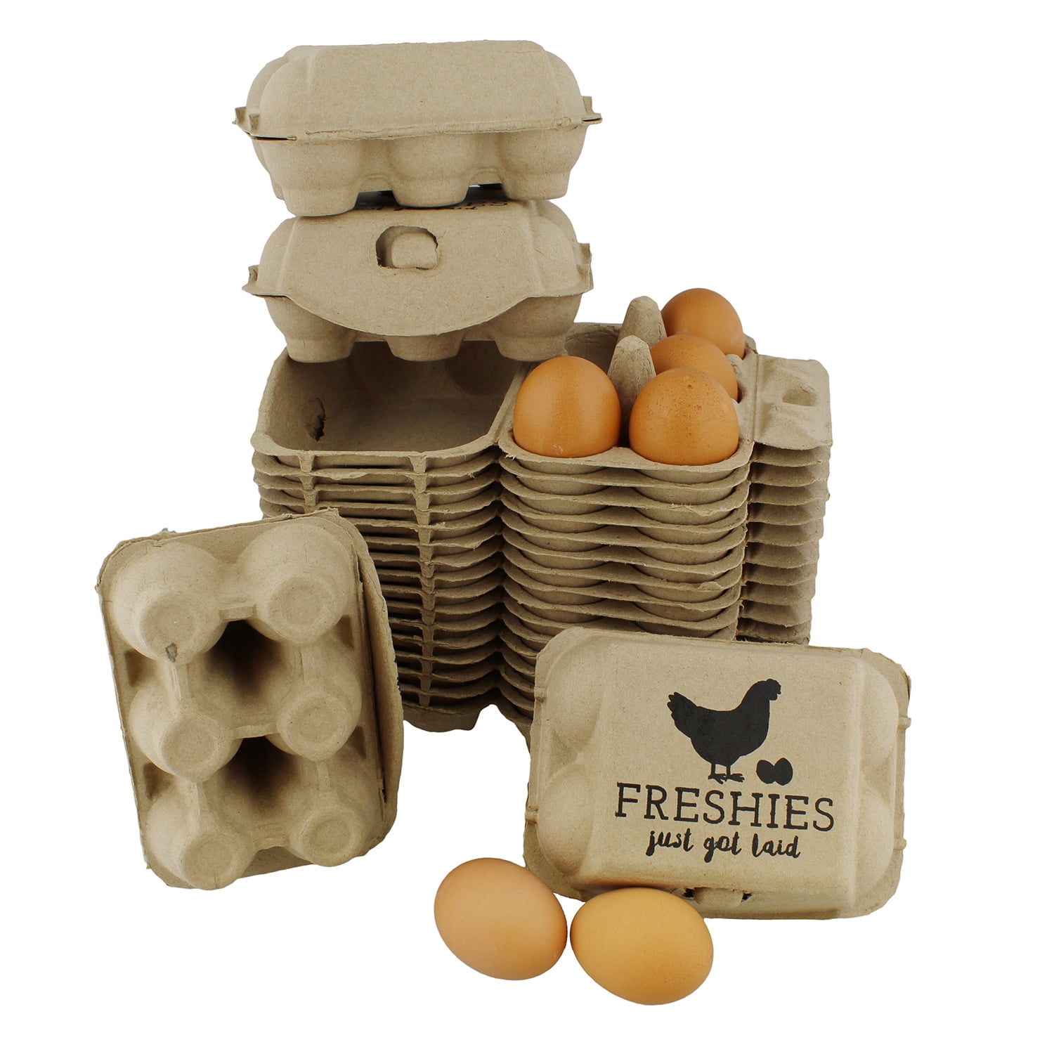 Rural365 Plastic Egg Carton for 12 Eggs 12ct Reusable Chicken