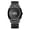 Black and Black, variant on Men's Alloy Fashionable Folding Buckle Personalized Quartz Wristwatch