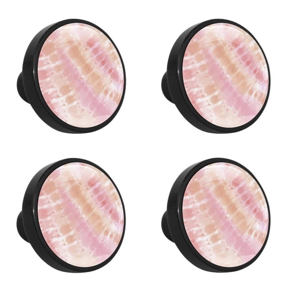 4 Pcs Abstract Knobs for Kitchen Cabinet Cupboard Dresser Bookcase Drawer Pulls Handles Round Home Decor