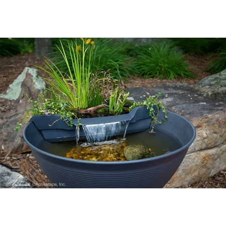 Aquascape  Aqua Garden Mini Pond Kit, Steel Gray