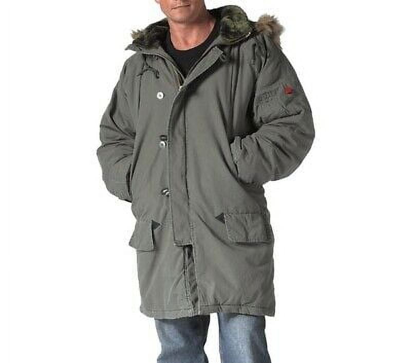 UF Vintage N-3B Parka Jacket, Mens Coat Size L - Walmart.com