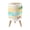 Color 4, variant on Small Trash Can with Lid Beach Coastal Seascape Octopus Marine Life 1.8 Gallon Dog Proof Trash Can Round Garbage Can Waste Bin Wastebasket for Bathroom Bedroom Living Room