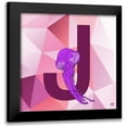 thumbnail image 1 of Perrenoud, Aubree 12x12 Black Modern Framed Museum Art Print Titled - J, 1 of 5