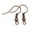 Bronze, variant on 100-200 DIY JEWELRY Making Findings Earring Hook Coil Ear Wire French Hook