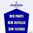 thumbnail image 3 of New Amsterdam Original Vodka, 750ml Glass Bottle, 40% ABV, 3 of 8