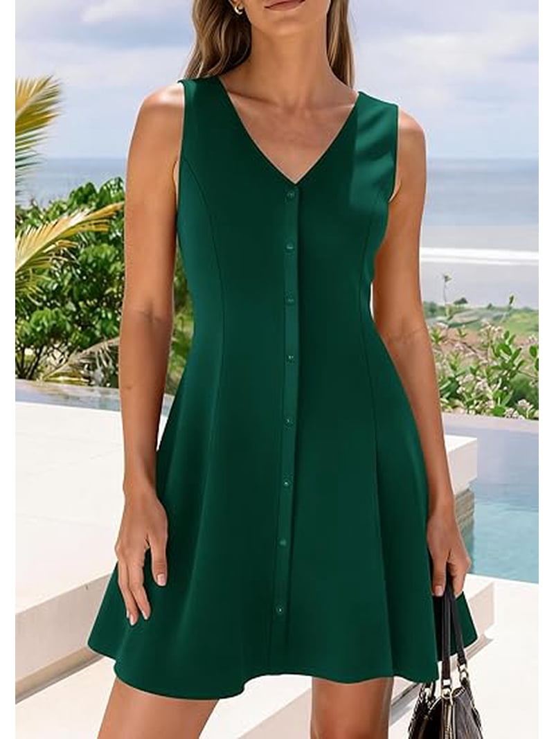 PRETTYGARDEN Summer Dresses for Women V Neck Sleeveless A Line Tank Top Spring Casual Beach Vacation Short Sundresses - Walmart.com PRETTYGARDEN Summer Dresses for Women V Neck Sleeveless A Line Tank Top Spring Casual Beach Vacation Short Sundresses - Walmart.com